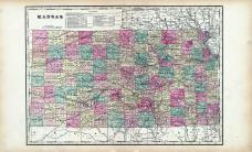 Kansas State Map, Mitchell County 1902